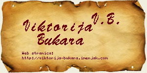 Viktorija Bukara vizit kartica